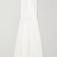 Theory - Pleated Poplin Midi Dress