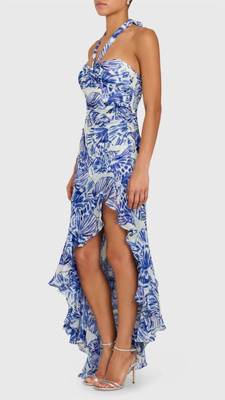 Amanda Uprichard - Marabou Chiffon Dress