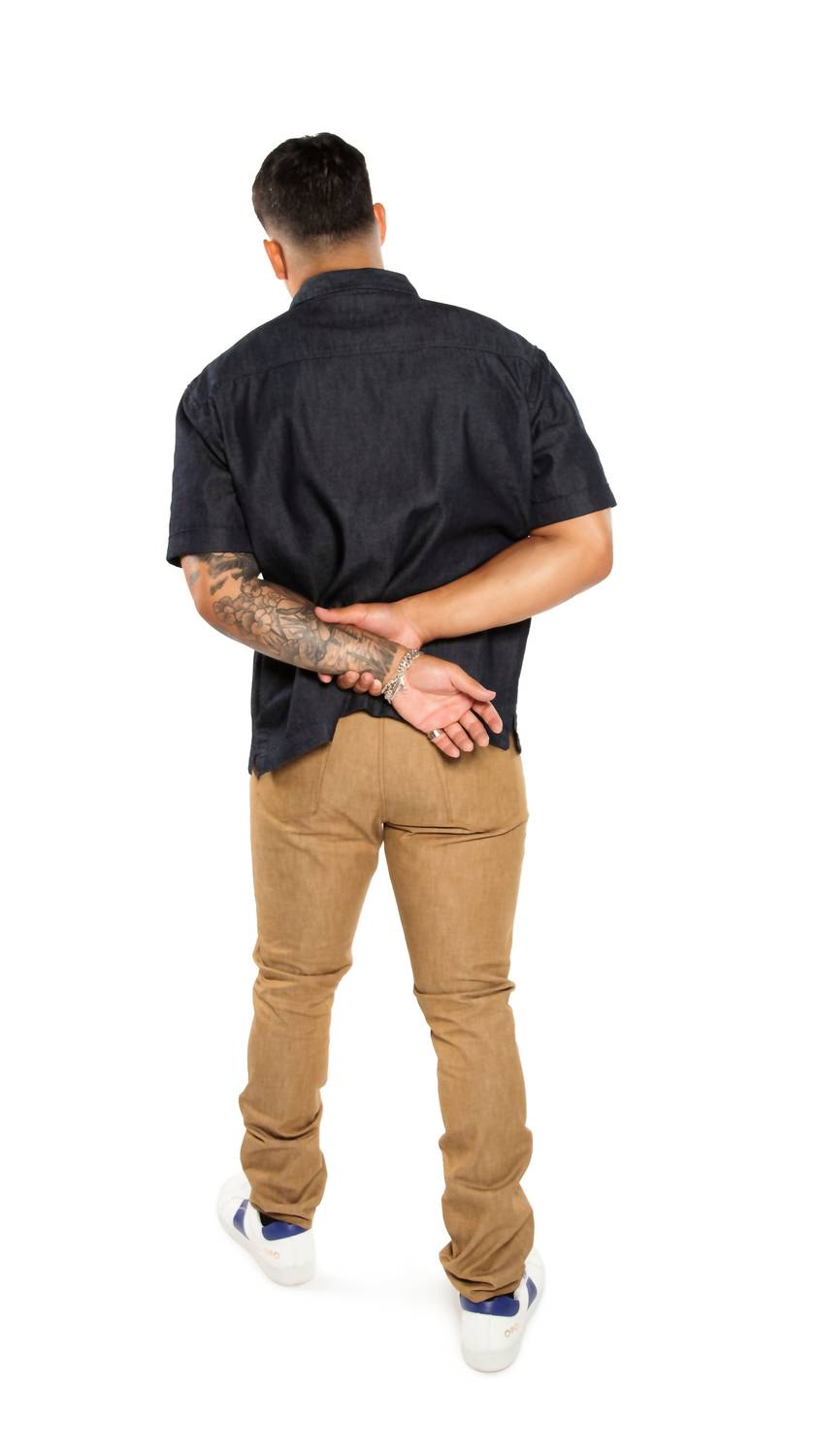 On This Day - Denim Short Sleeve Buttoned Shirt