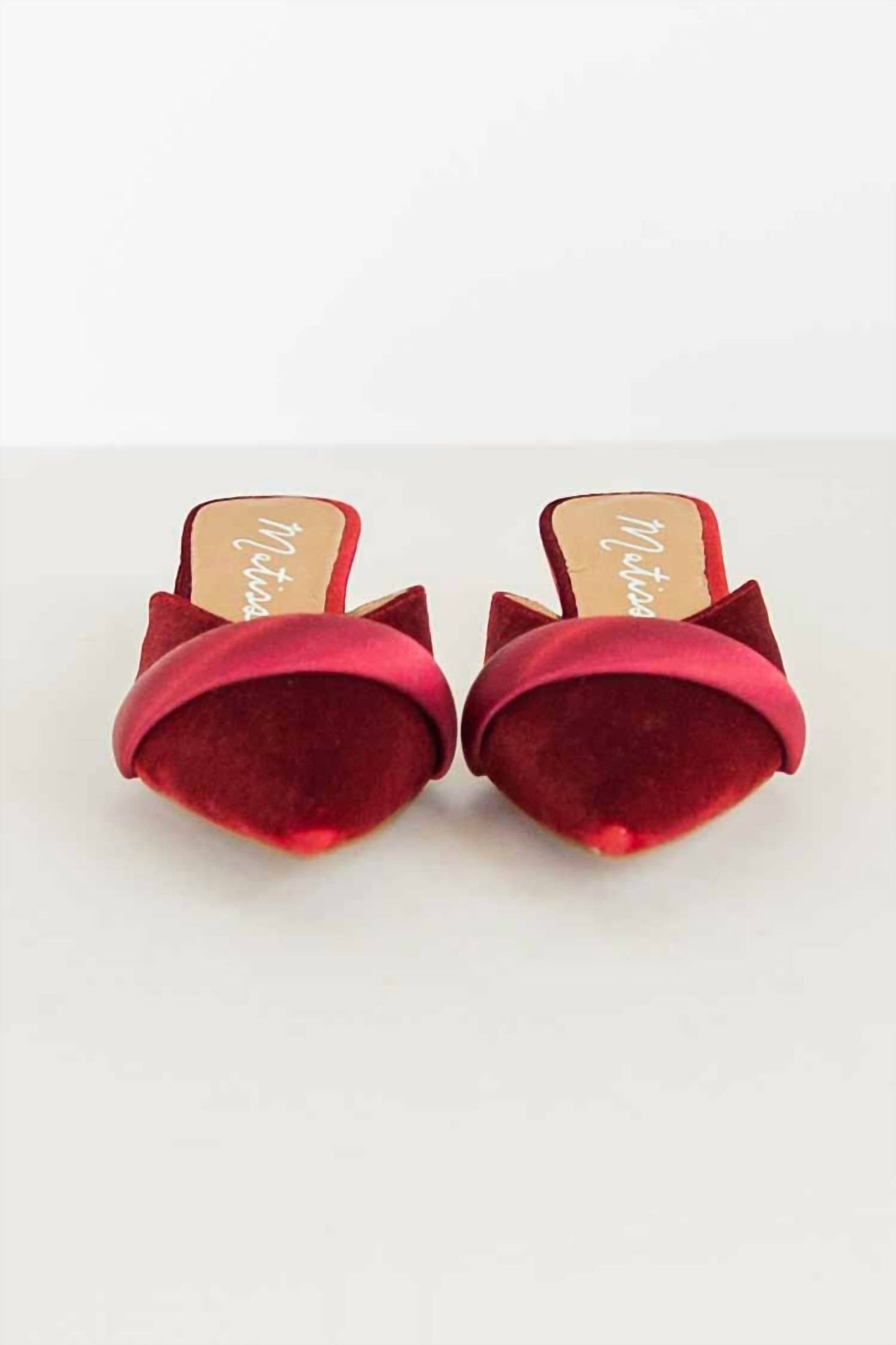 Matisse - Women's Kellan Kitten Heel Slip On Pointed Toe Mules