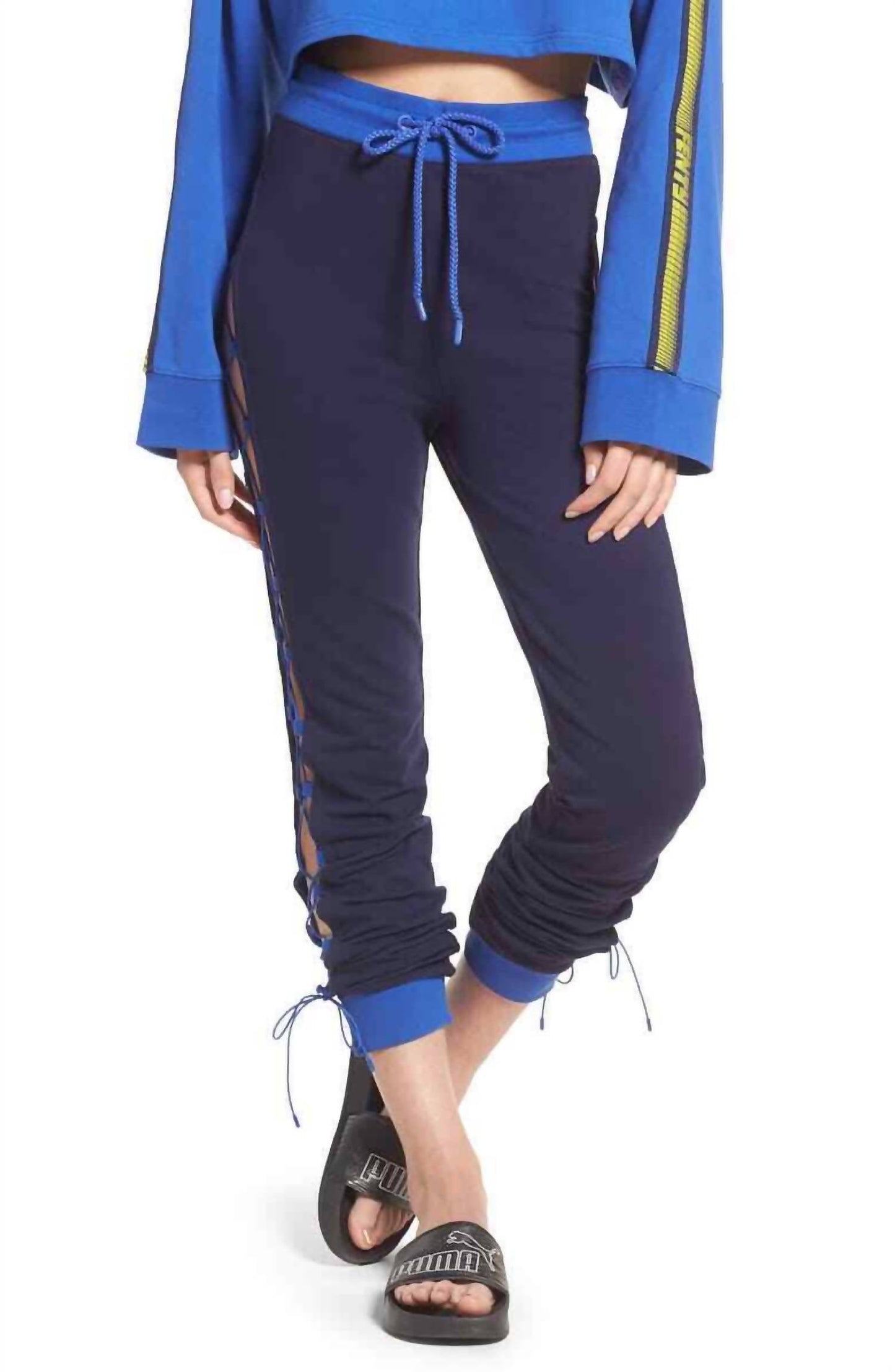 Puma - Fenty Rihanna Side Lace-Up Jogger Pants