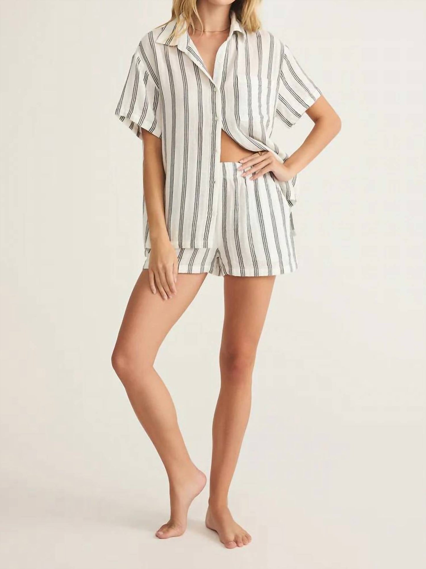 Z Supply - Beach Bum Stripe Gauze Short