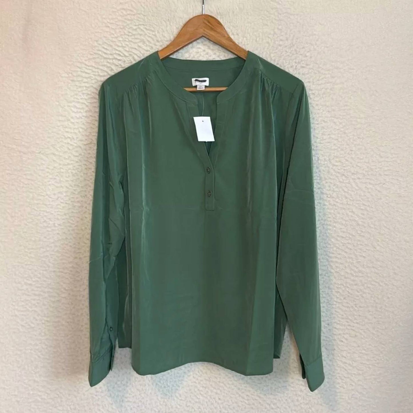 J.Crew - Women's Popover Placket Blouse