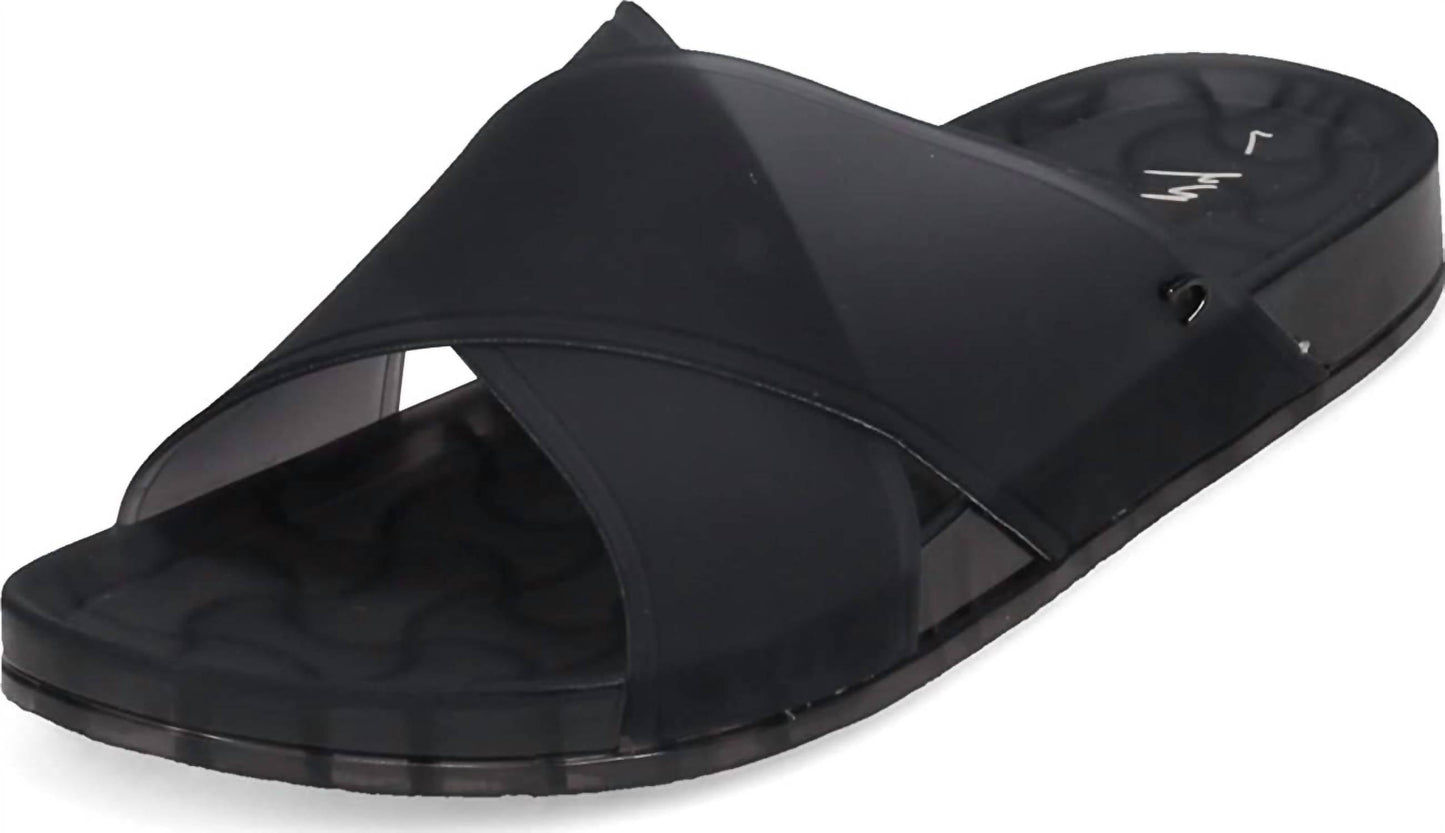 Sam Edelman - Women's Jelly Jaylee Block Translucent Slip On Slides Sandals
