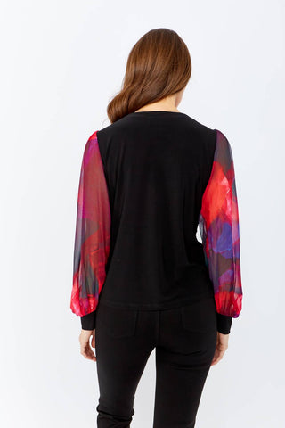 Frank Lyman - Blusa de malha com decote redondo