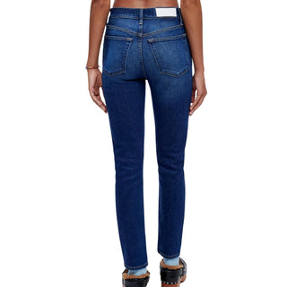 Re/Done - Calça jeans cropped Comfort Stretch de cintura alta e tornozelo