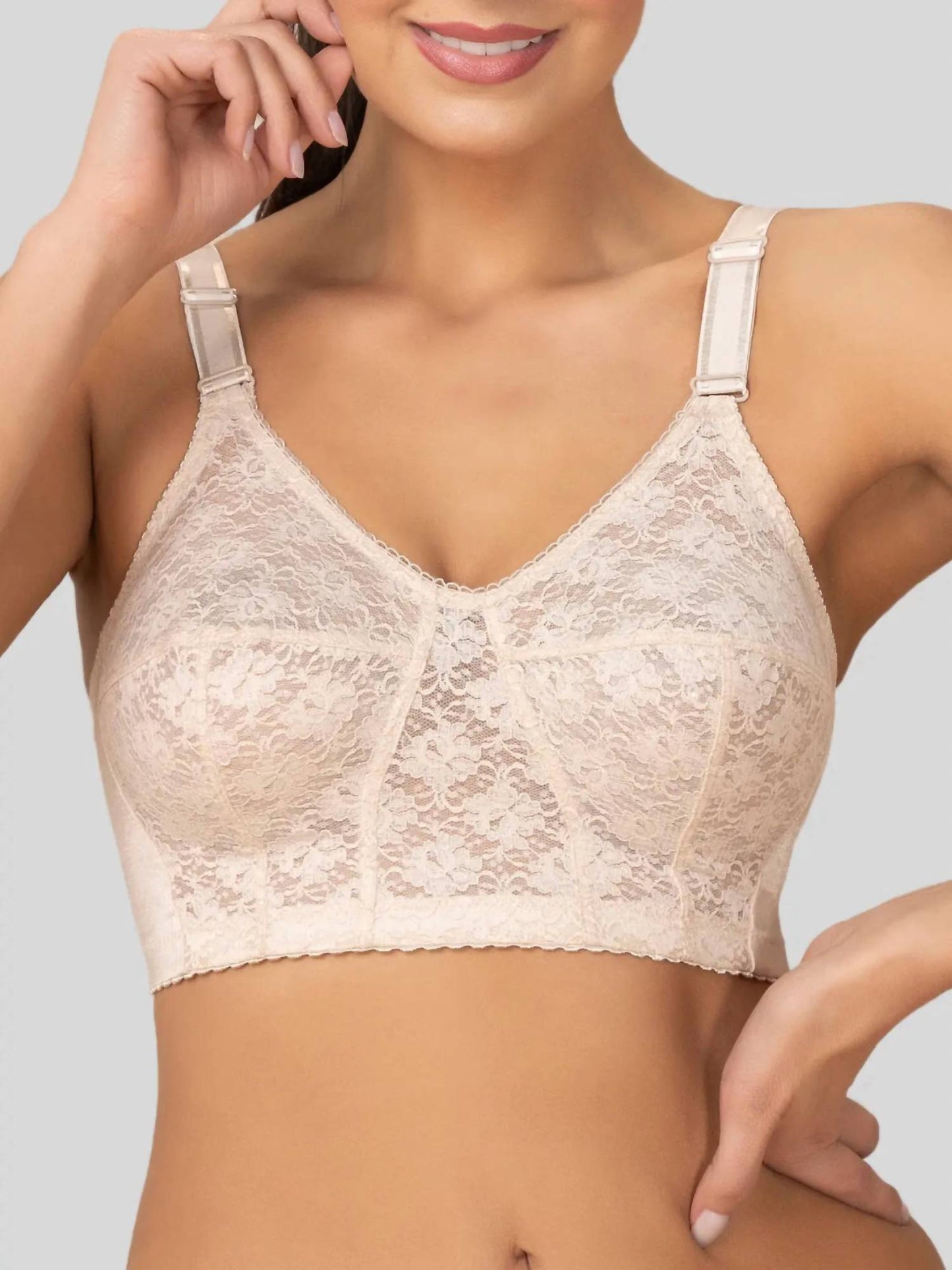 Siluets - Women's Lace No Hoop Bra With Full Coverage And Perfect Fit | Wireless Support For Ultimate Comfort