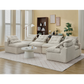 Modular Sofa 6-Piece Set in Beige Corduroy by GigaTech