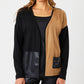 Angel Apparel - Vegan Leather Suede Cardigan