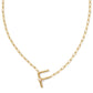 Kendra Scott - Women's Pearl Letter F Pendant Necklace
