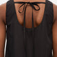 Ganni - Women's Cotton Poplin U Neck Mini Dress