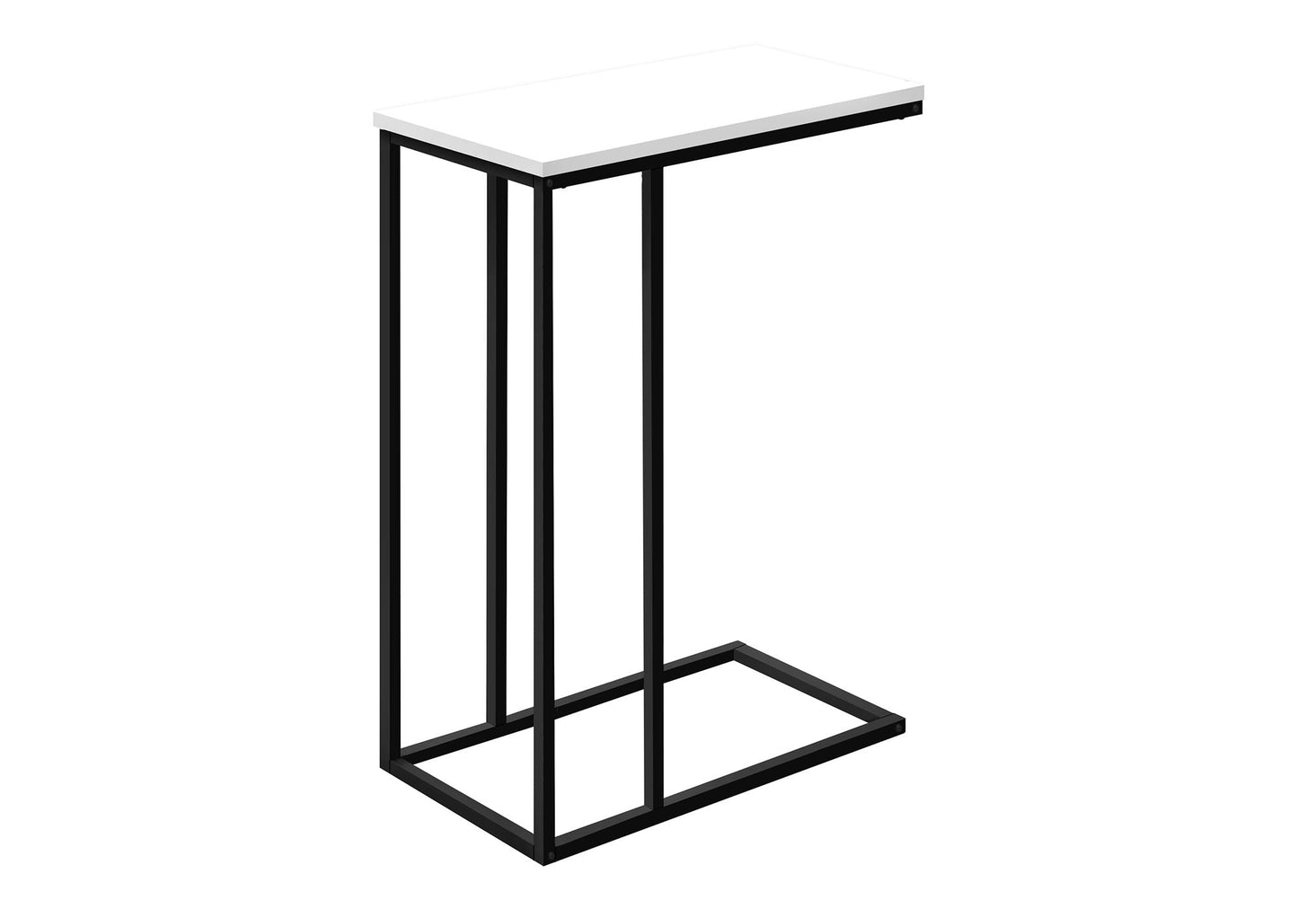 Accent Table, C-Shaped, Space-Saving Functionality