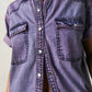 Free People - Short With It Denim Top