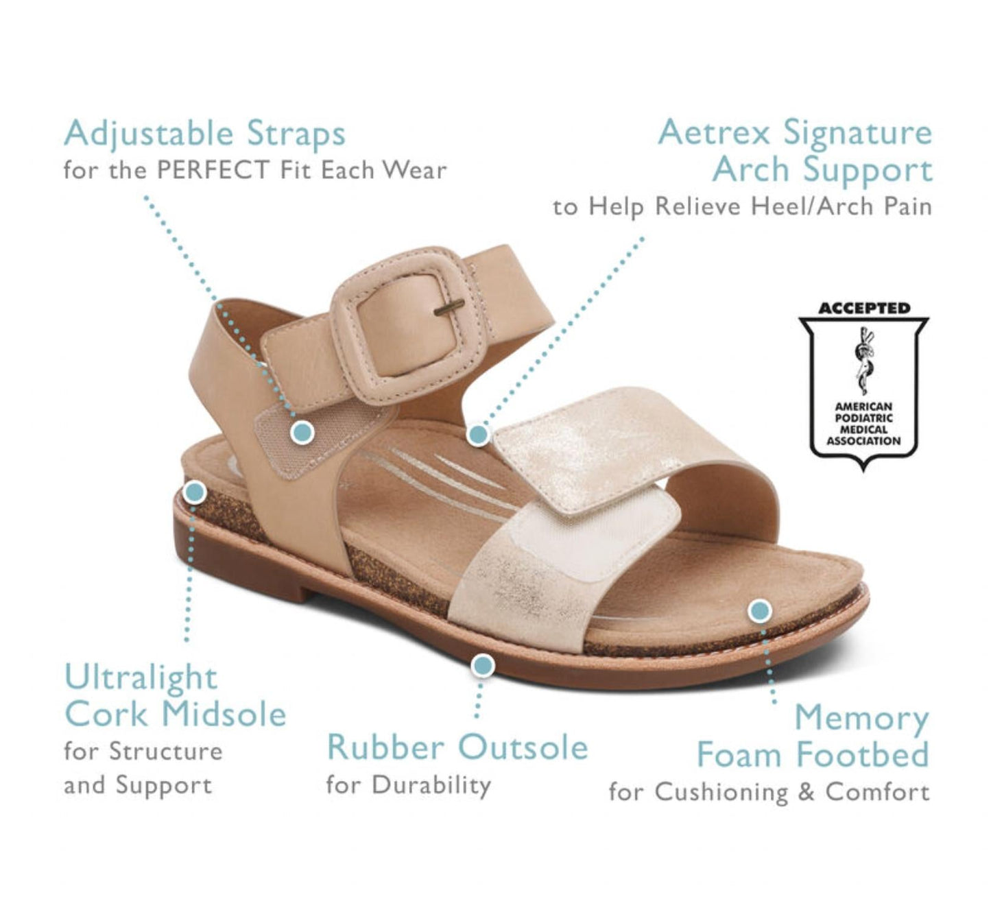 Aetrex - Women's Claire Sandal