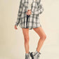 Aemi + Co - Laura Plaid Washed Flannel Button Up Shirt
