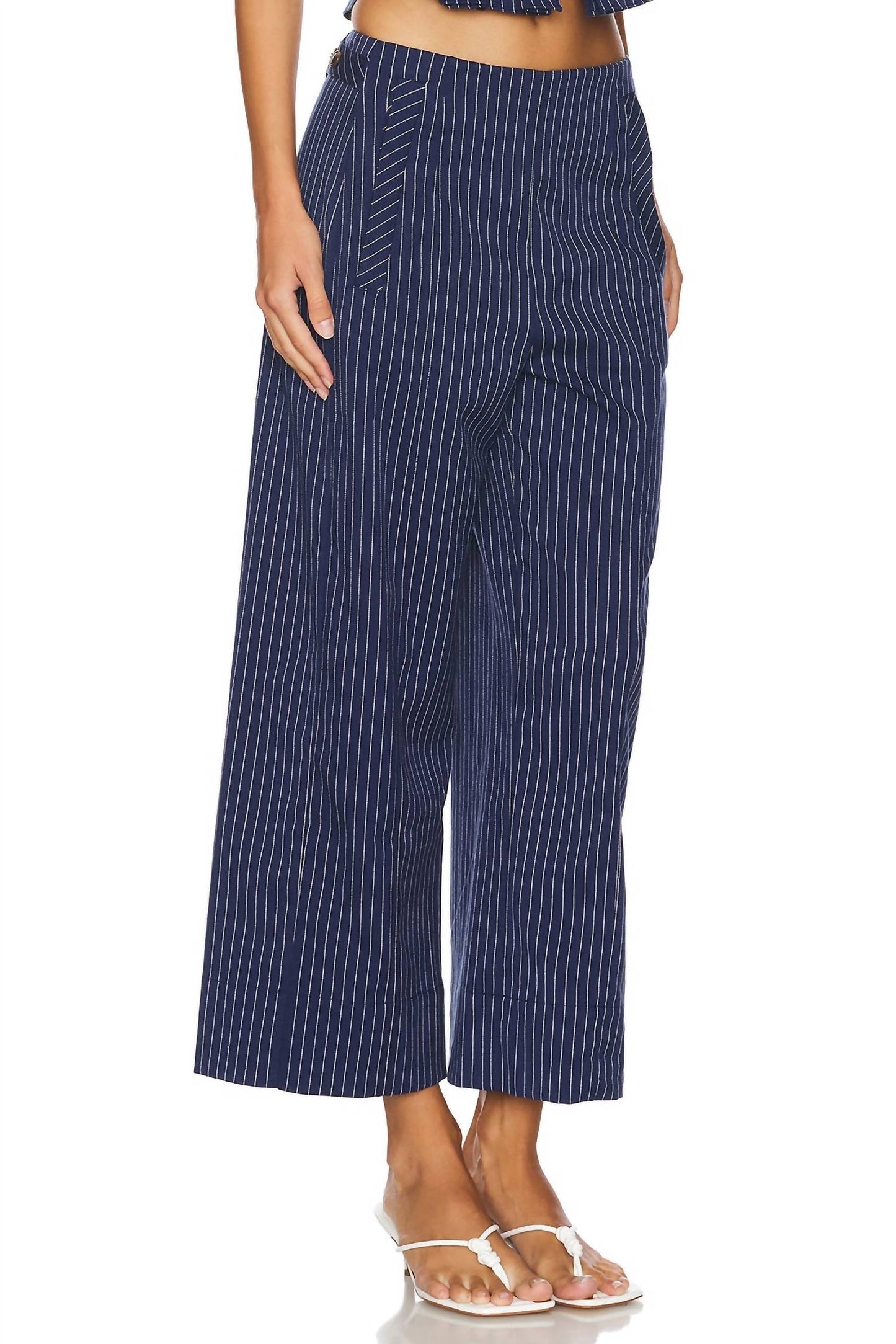 Free People - Acadia Trousers Pants With Belt Loops