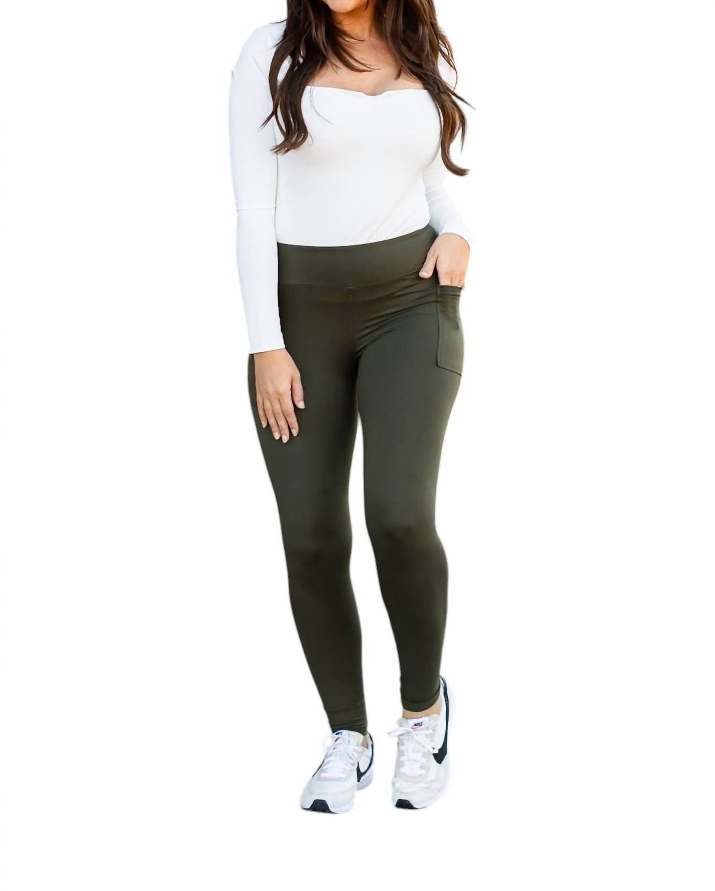 Julia Rose - Full-length Leggings With Pocket