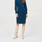 Joseph Ribkoff - Silky Knit Draped Wrap dress