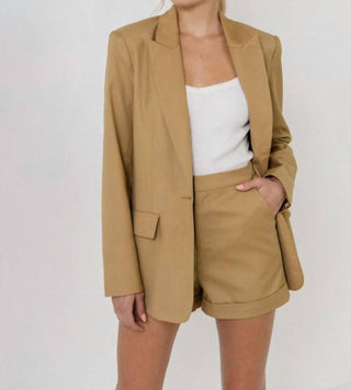 Endless Rose - Single Breasted Long Sleeve Blazer