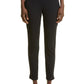 St. John Collection Ponte Knit Slim Ankle Pants in Caviar, Size 8