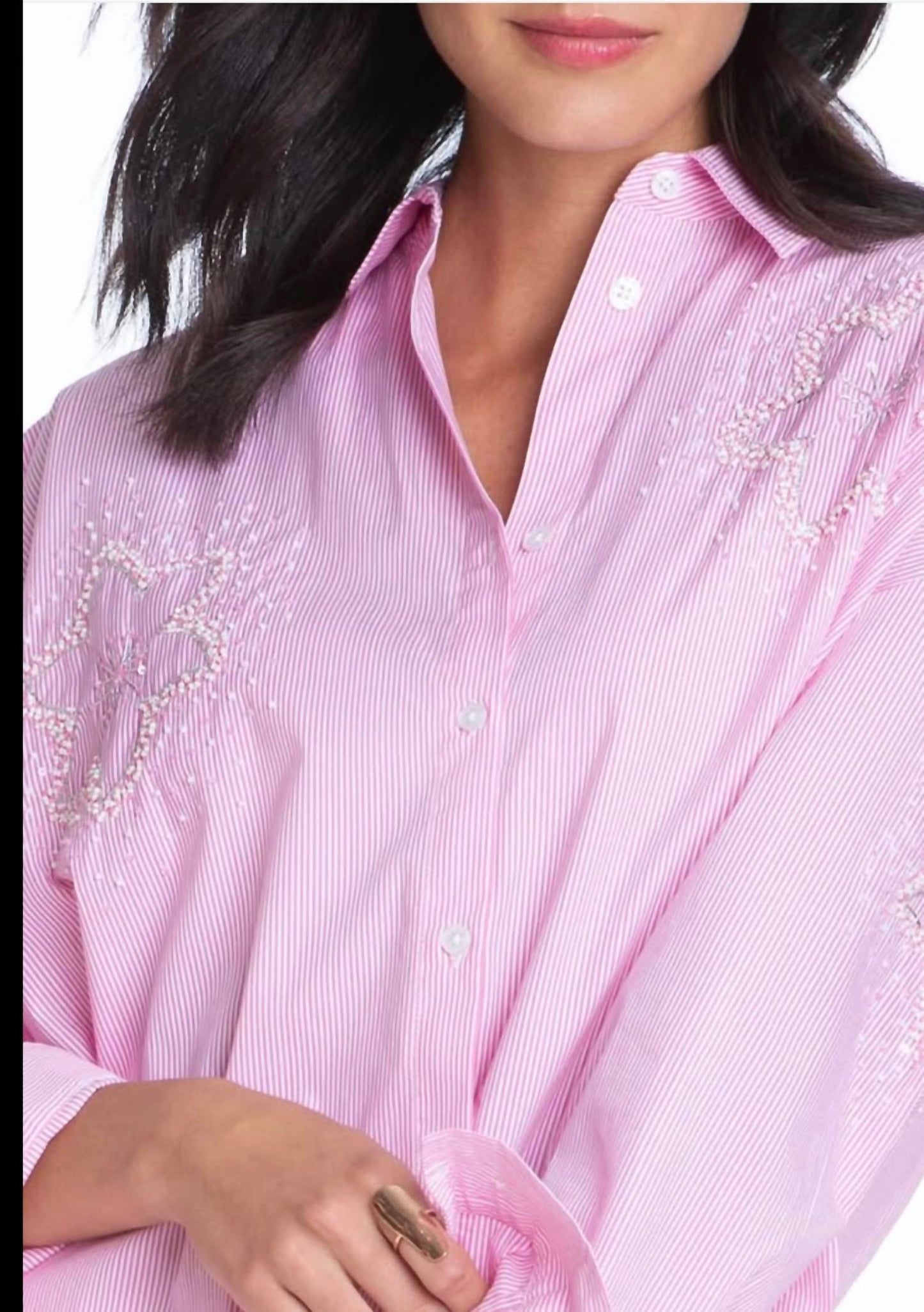 Elliott Lauren - narrow stripe shirt