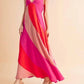Trendsi - Aemi+Co Color Block Sleeveless Maxi Dress