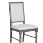 Leventis - Weathered Side Chair - Cream / Gray