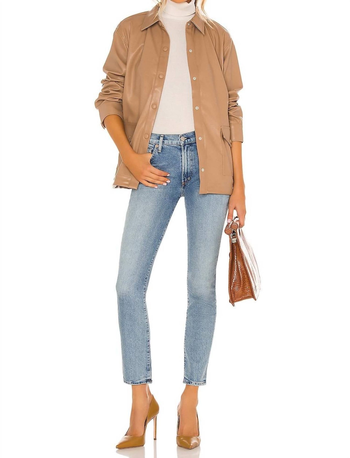 Cidadãos da Humanidade - Calça Jeans Cigarette Skyla Mid Rise