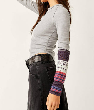 Free People - We The Free Cozy Craft Cuff Long Sleeve V-neck Top
