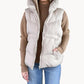 Bluivy - Zipper Down Puffer Hooded Vest