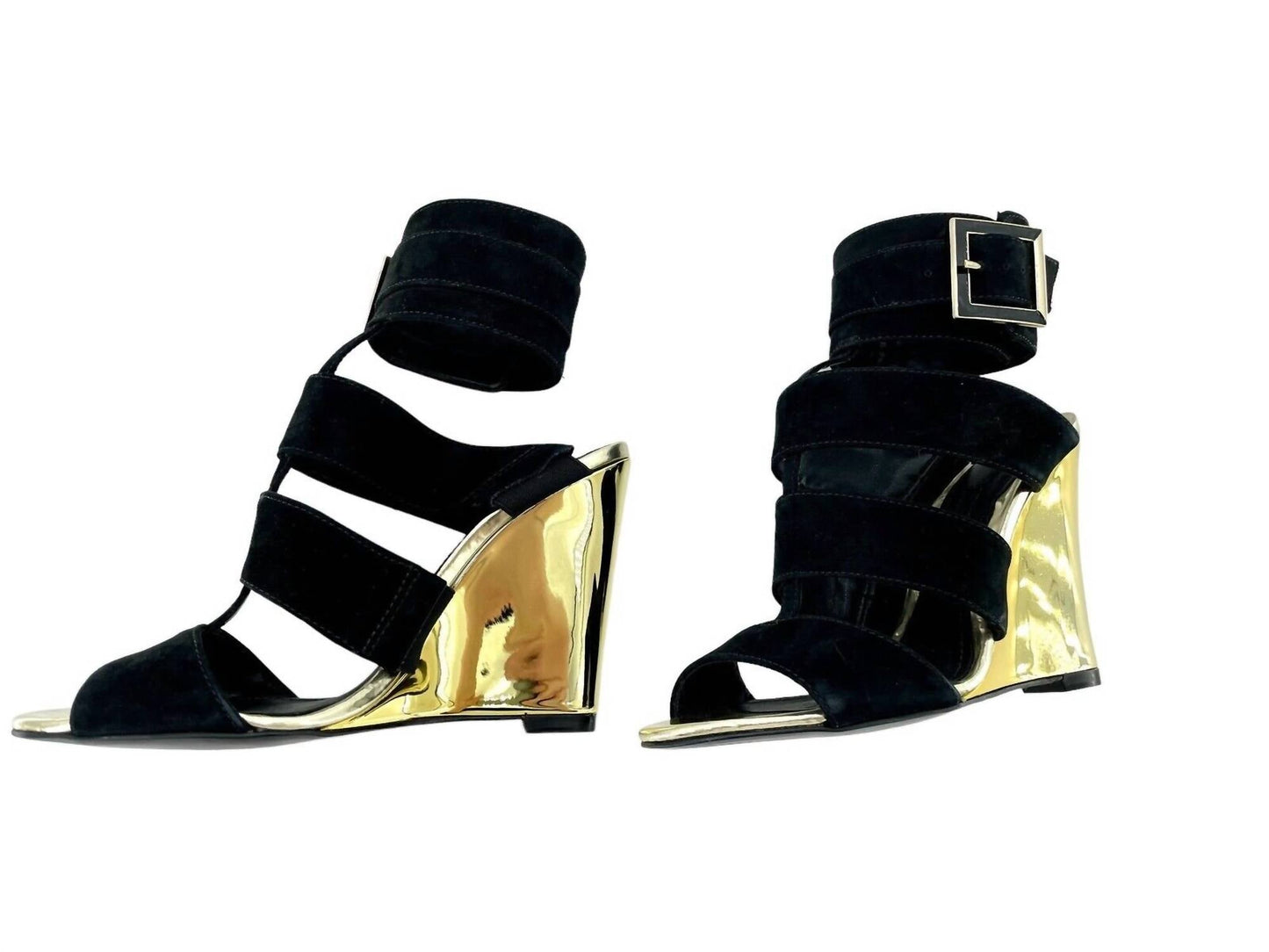 Schutz - Women's Shine Wedge Suede Heels
