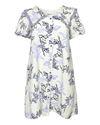 &amp;Merci - Vestido Floral Manga Bufante