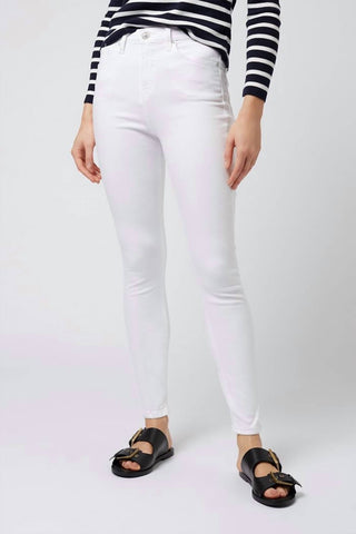 Topshop - Calça Jeans Skinny Jamie Moto de Cintura Alta