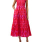 Sugarlips - Blevin Ikat Smocked Tiered Maxi Dress