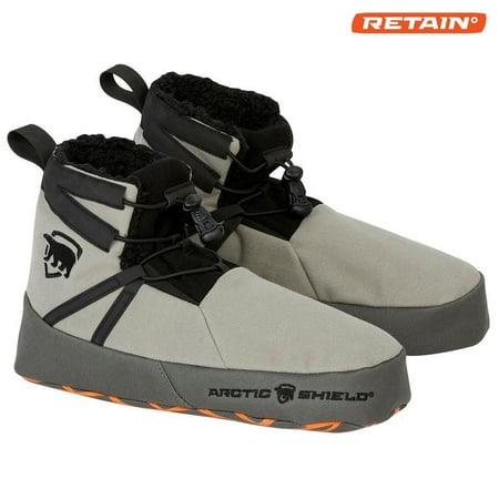 ArcticShield Slippaz Warm Hunting Slippers  Grey  Medium