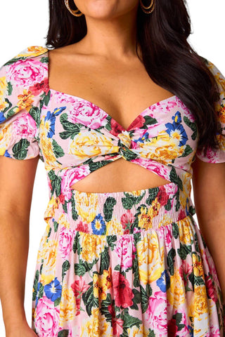 Buddylove - Vestido midi com recorte Ross