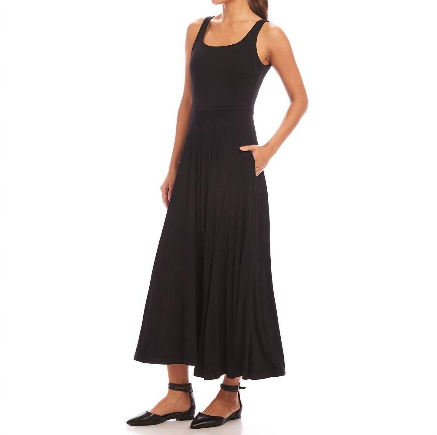 Karen Kane - Sleeveless Flare Midi Dress