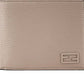 Fendi - Men's Ff Logo Plaque Pebbled Calf Leather Bifold Wallet