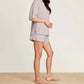 Barefoot Dreams - MALIBU COLLECTION SUN SOAKED CRINKLE COTTON TEE & SHORT SET