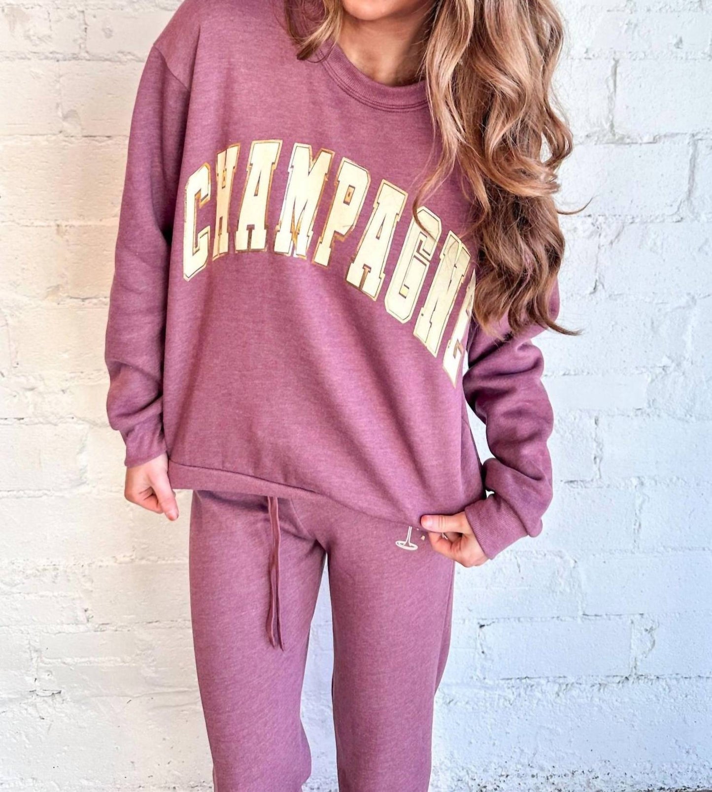 Project Social T - Champagne Foil Sweatshirt