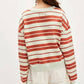 Free People - Classic Striped Shrunken Pullover Top