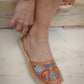 Numa By Spanians - Women's Embroidery Wedge Sandal Narrow