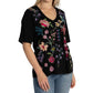 Johnny Was - Maureen 3/4 Sleeve Trapunto V-neck Tee