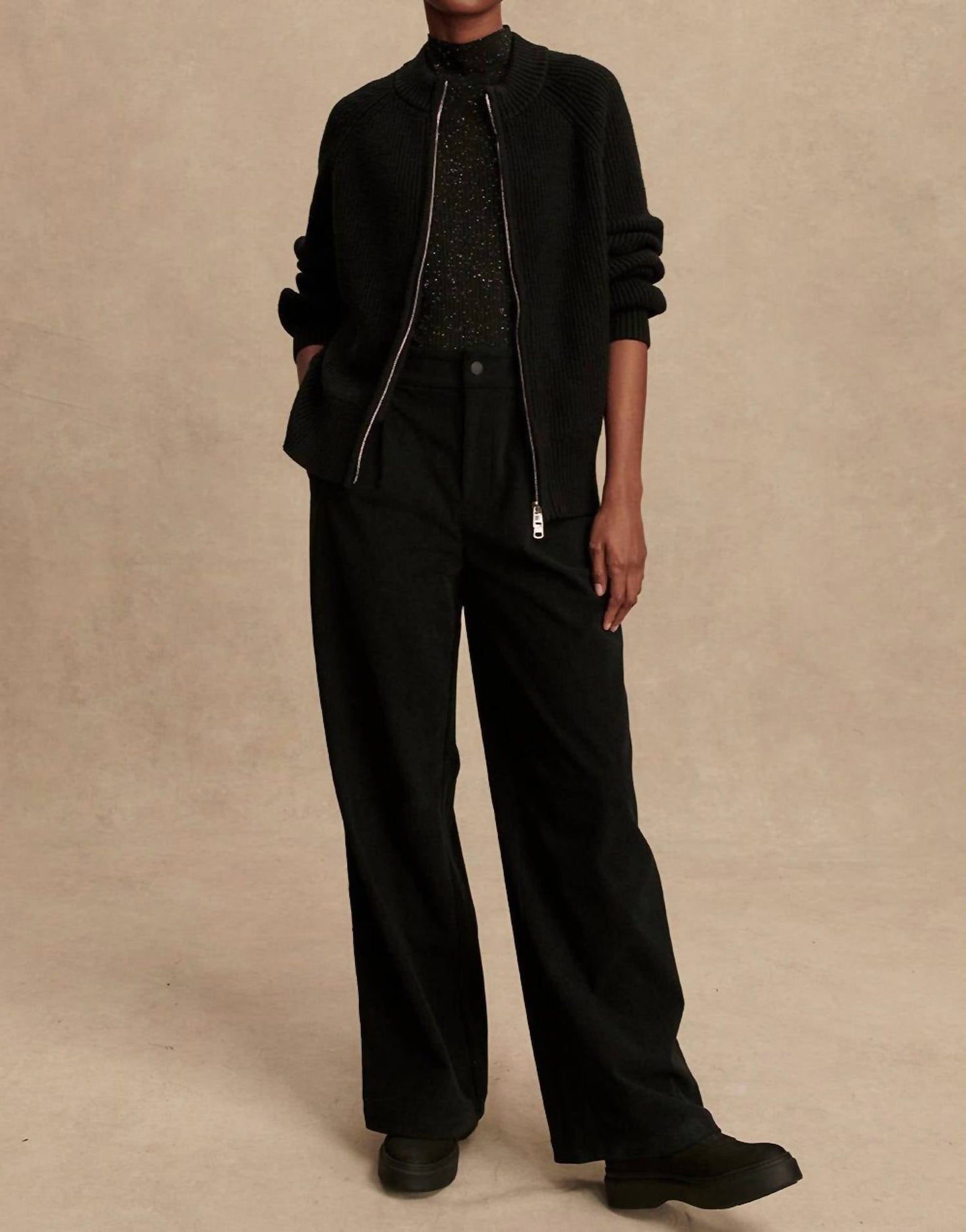 Varley - Milo Zip Knit Jacket