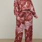 Fate - Tropical Print Satin Pants