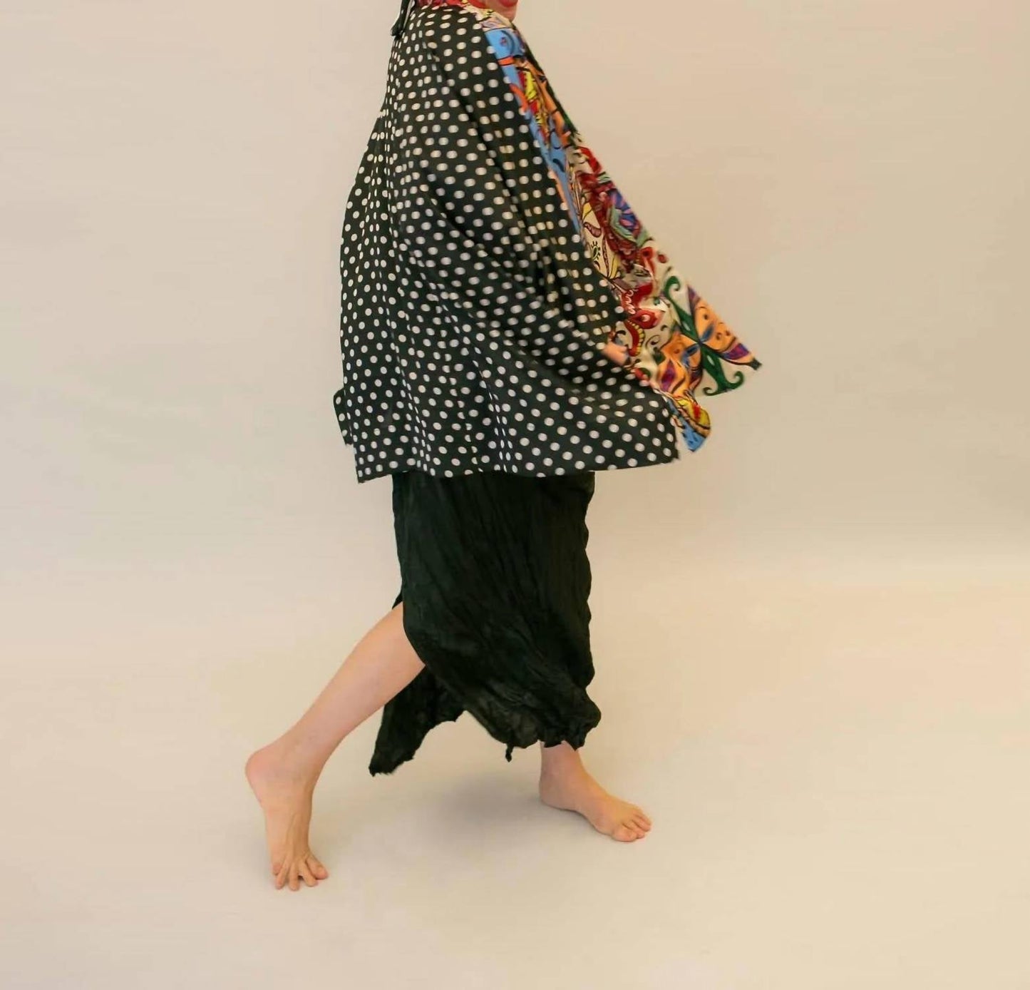 Alembika - Paisley Bib Crinkle Maxi Dress
