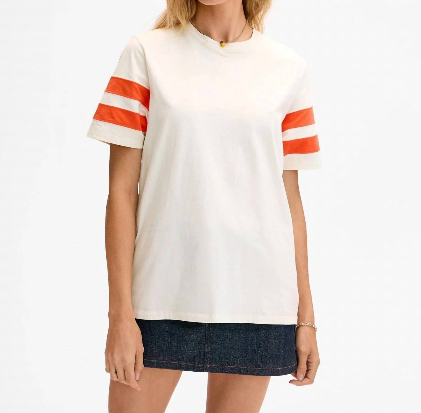 Clare V. - Original Crewneck Varsity Tee