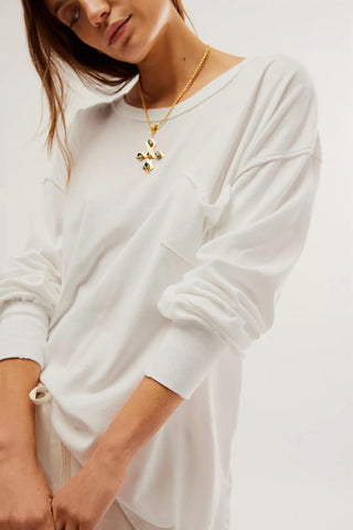Camiseta de manga comprida Free People - Fade In You