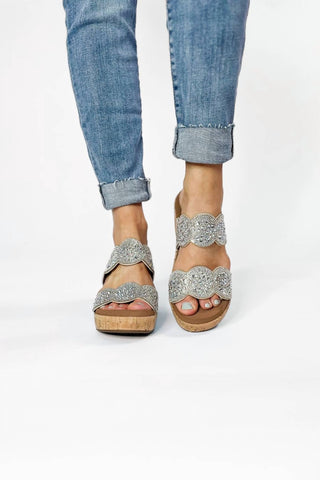 Corkys Footwear - Sandália Feminina Make A Toast Wedge