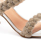 Hey Girl By Corkys - Women's French Kiss Braided Heels